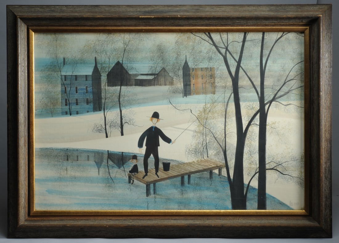 P. Buckley Moss (1933 - 2024) Original Watercolor (1 of 10)