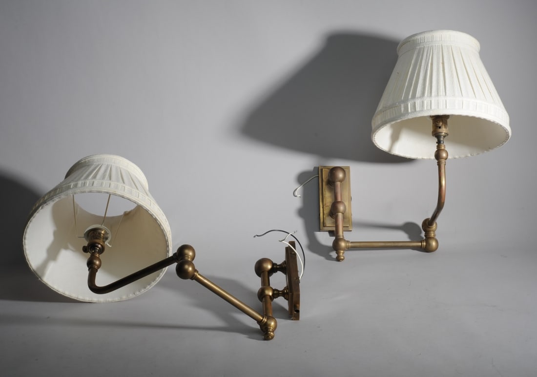 Set 4 Visual Comfort Swing Arm Wall Lamps (1 of 7)