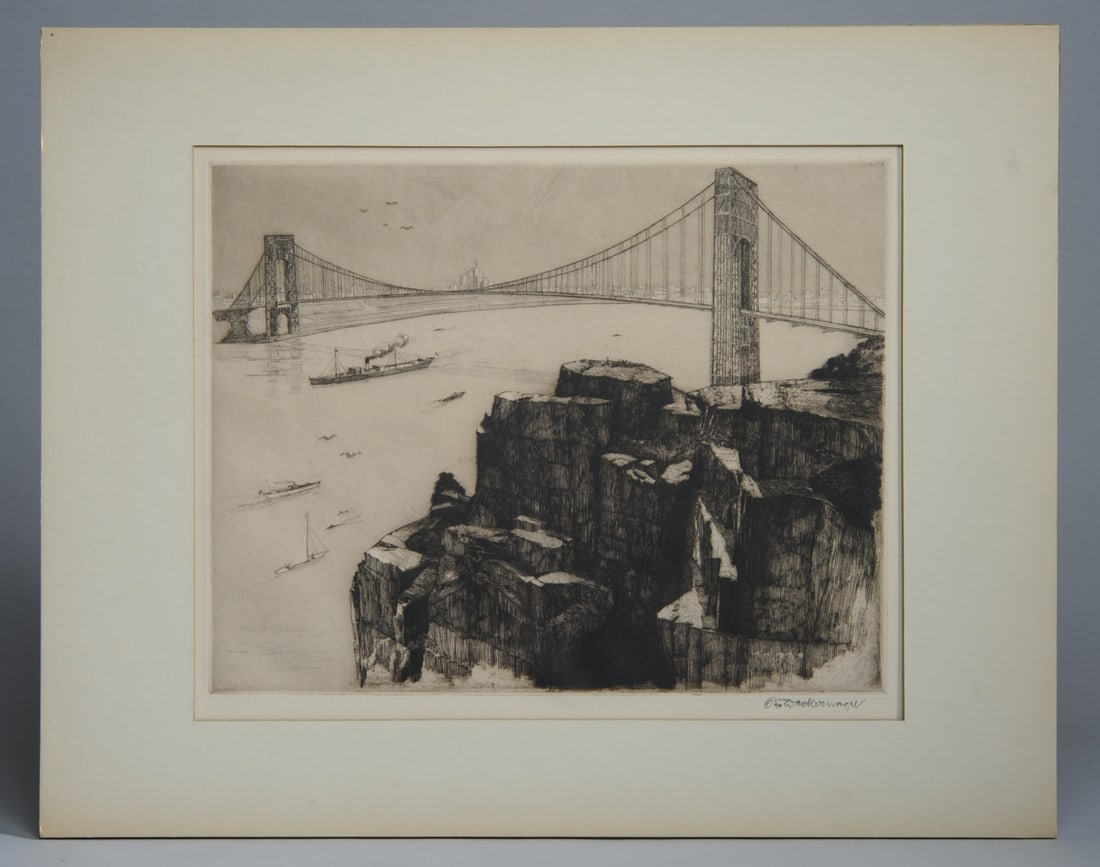 Otto Wackernagel "George Washington Bridge" (1 of 3)