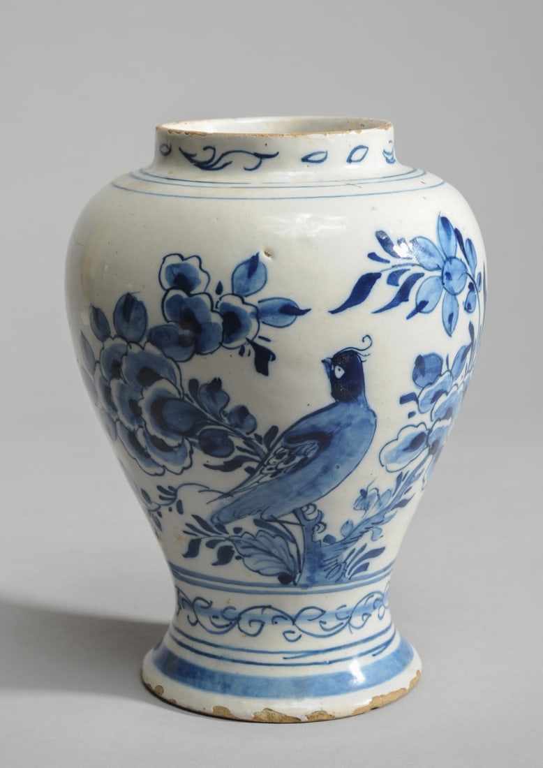 18th C. Dutch Delft Vase (1 of 8)