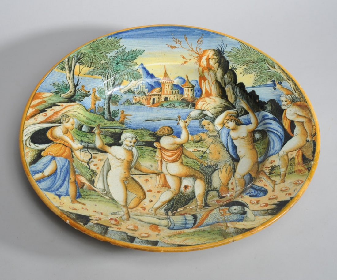 Early Italian Majolica Charger (1 of 20)