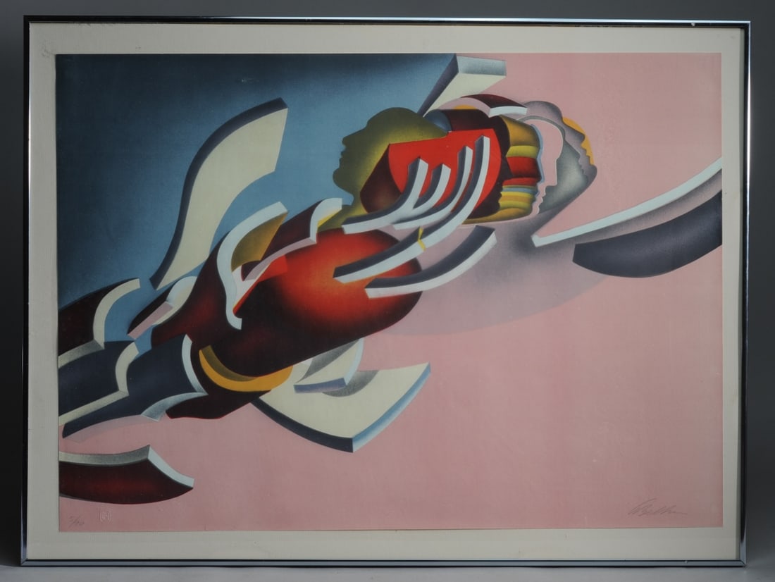 Arnold Belkin (1930 - 1992) Abstract Serigraph (1 of 5)