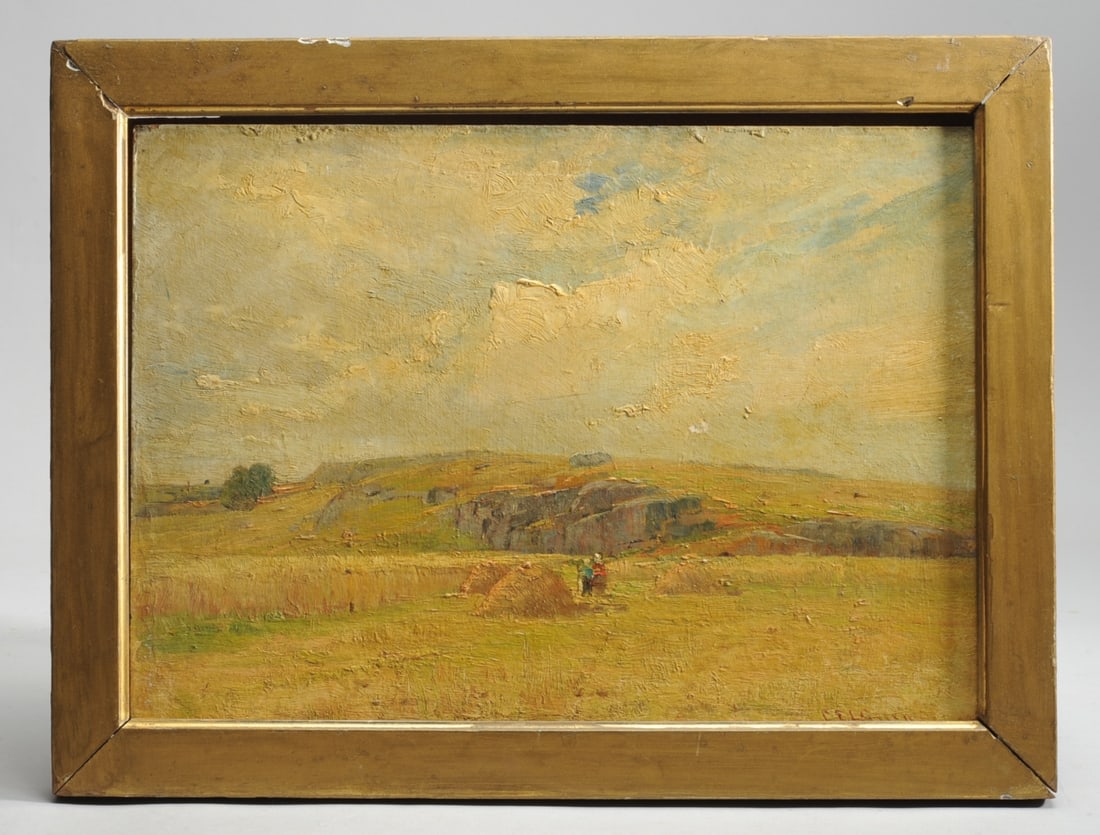 CEL Green (1844 - 1915) Oil on Panel (1 of 7)