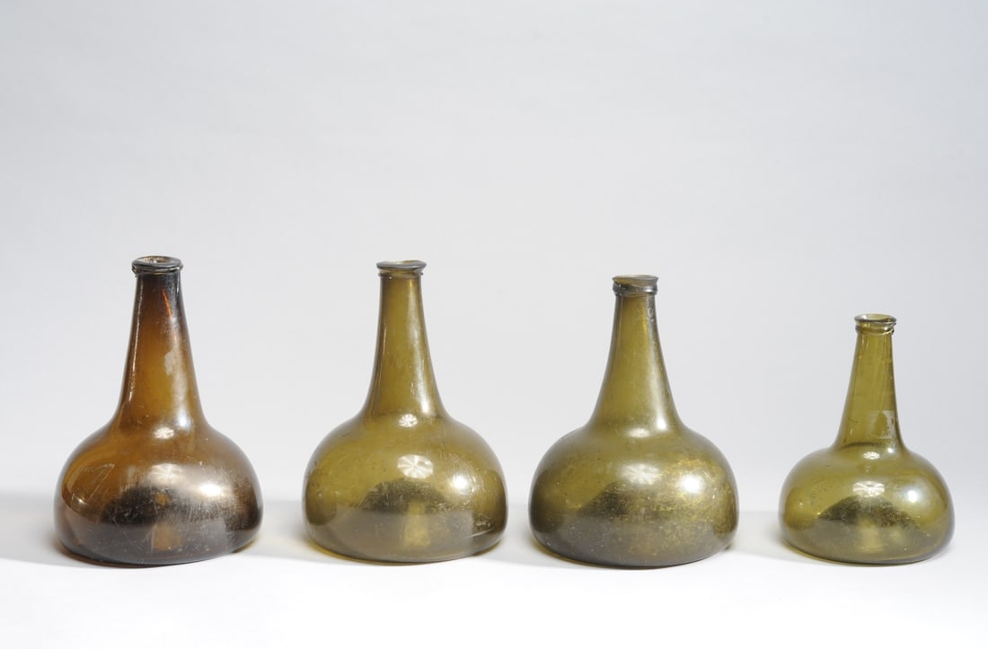 Four 18th C. Dutch Onion Bottles (1 of 19)