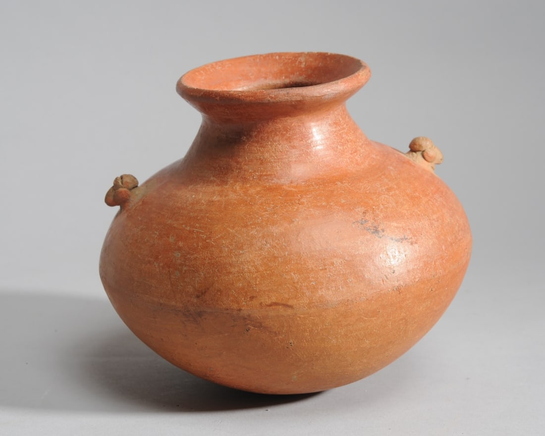 Precolombian (?) Terracotta Pot (1 of 6)