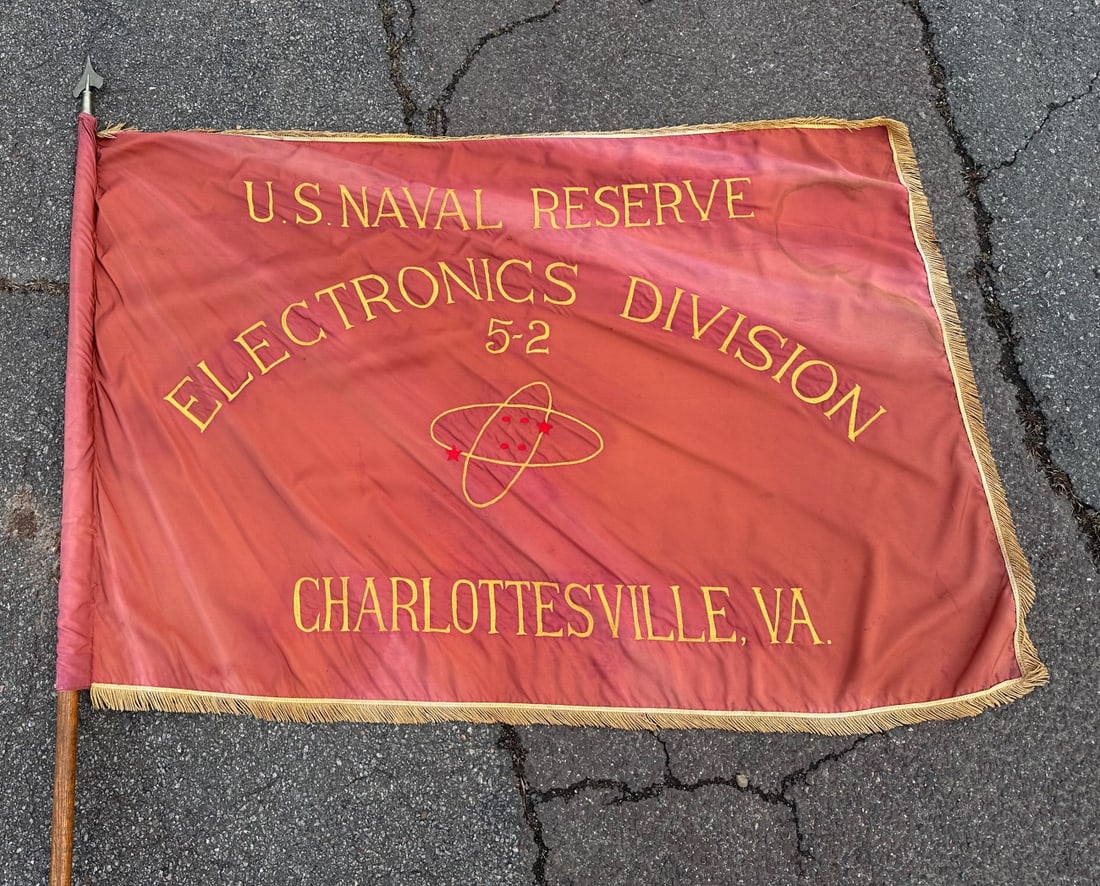 Vintage Charlottesville Naval Reserve Flag (1 of 7)