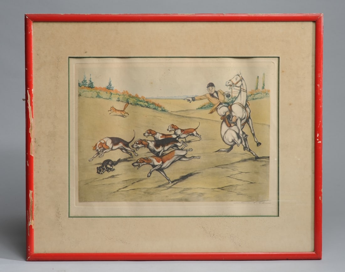 Six Boris O'Klein Color Engravings (1 of 17)