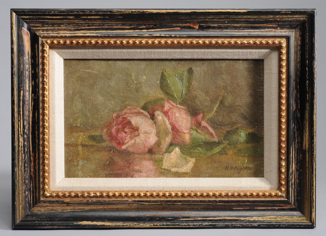 Oil on Canvas Still Life Roses (1 of 6)