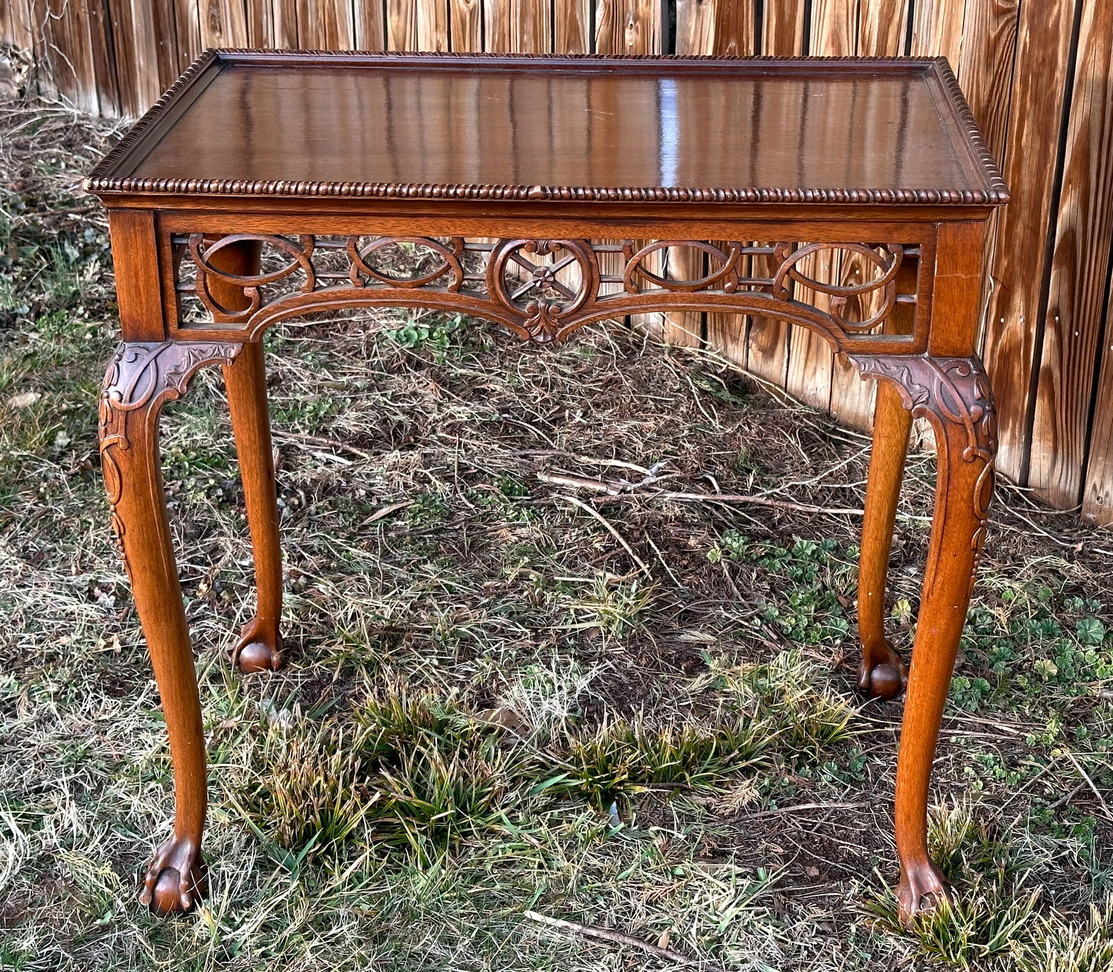 20th C. Chippendale Style Occasional Table (1 of 6)