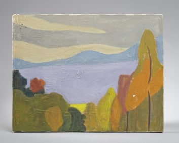 Ted Turner (American, 1922 - 2002) Oil on Canvas