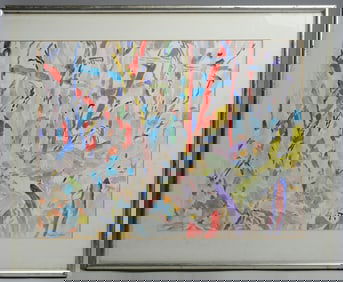 Ted Turner (American, 1922 - 2002) Watercolor