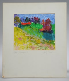 Sally Turner (American, 20th C.) Oil on Paper