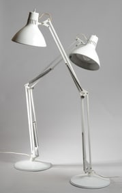 Pair Vintage Luxo Articulating Lamps