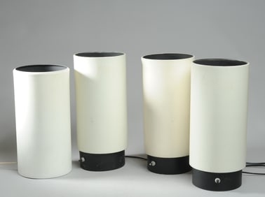 4 MCM Lightolier, Kovacs Canister Up Lights
