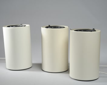 3 Vintage MCM George Kovacs Canister Up Lights