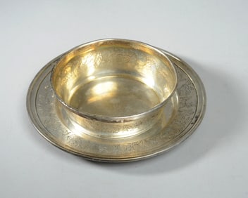 Reed & Barton Sterling Silver Child's Plate & Bowl