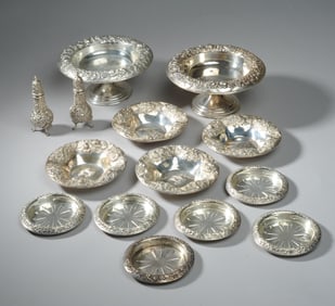14 pcs. S. Kirk & Son Sterling Silver, Mixed Group