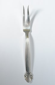 Rare Georg Jensen Bittersweat Meat Serving Fork