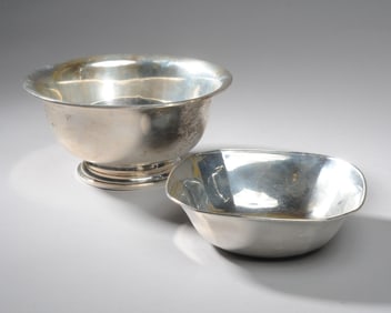 Two Sterling Silver Bowles