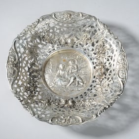 German .800 Silver Bowl