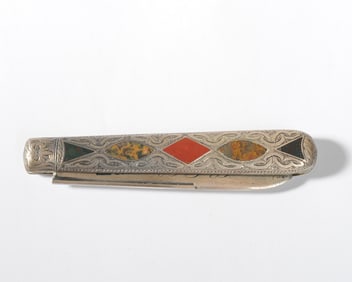 English Sterling Silver Pocket Knife