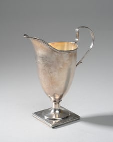 Coin Silver Footed Creamer