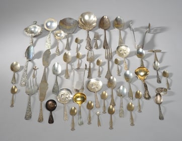 Mixed Grouping Sterling Silver Flatware