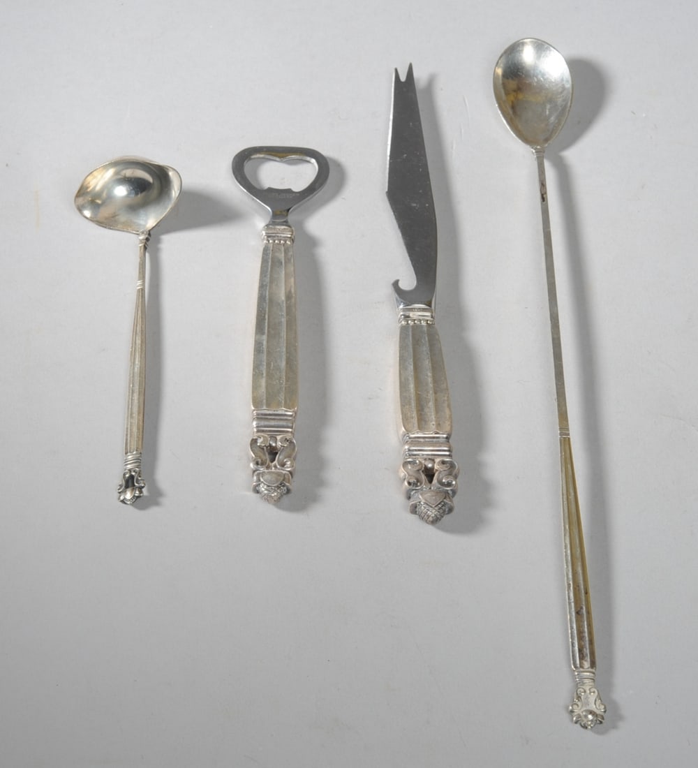 4 pcs. Georg Jensen Sterling Silver (1 of 5)