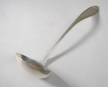 19th C. Alabama Coin Silver Ladle, J. Conning