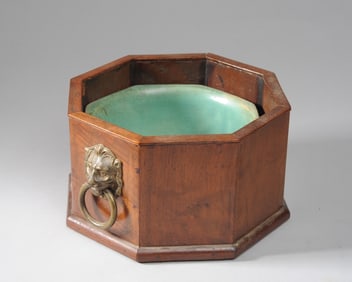 Regency Style Mahogany Cache Pot