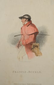 1814 Etching of the Jockey Francis Buckle