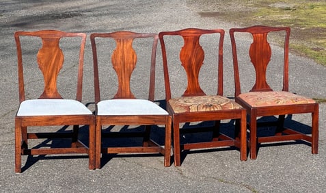 Four 18th C. Maryland Side Chairs