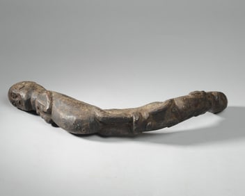 Timor Tribal Carved Figural Sarong Hanger