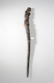 Lombok Figural Carved Wood Tool, Indonesia