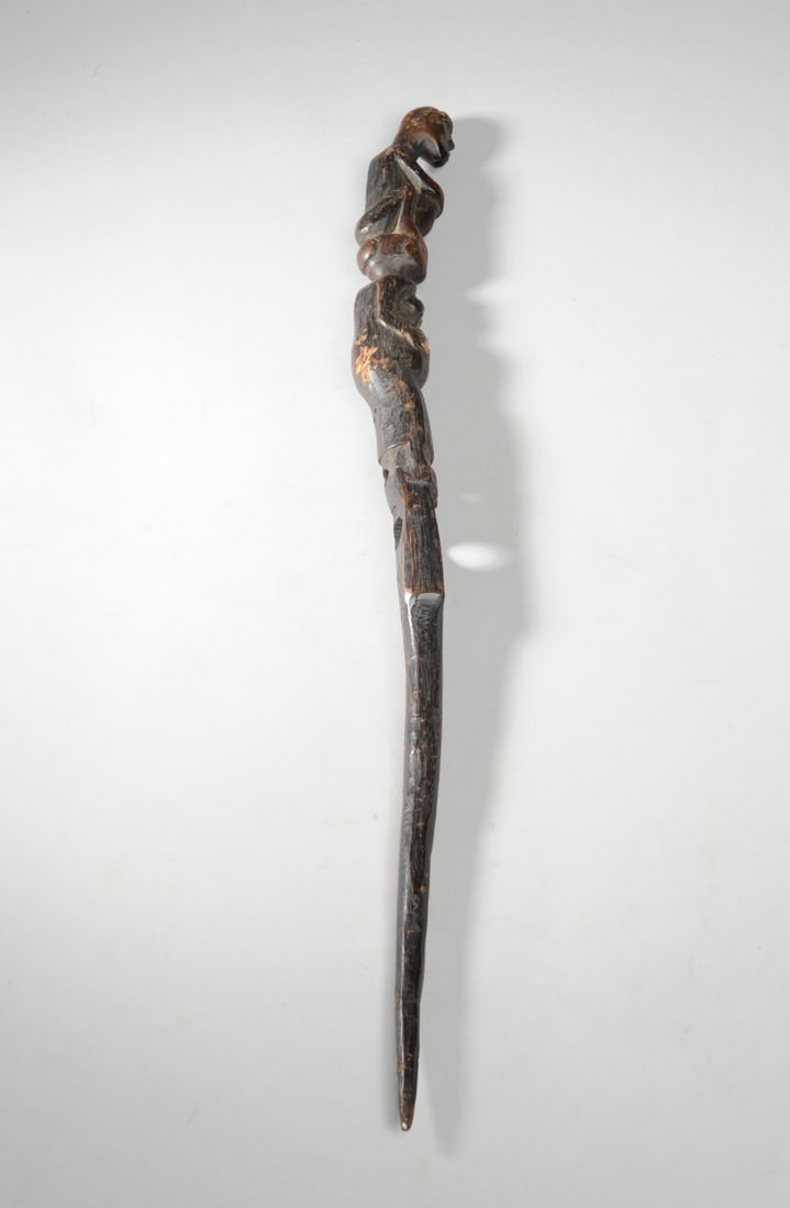 Lombok Figural Carved Wood Tool, Indonesia (1 of 7)