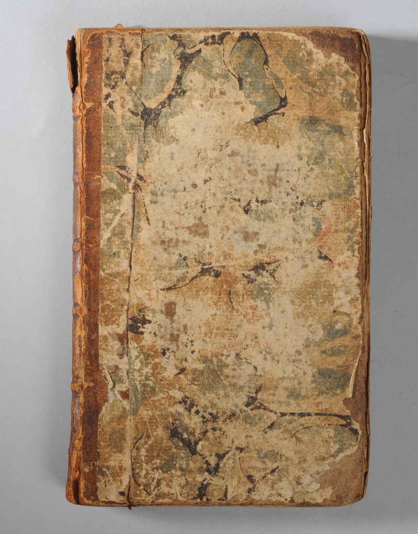 1787 "The Mirror. A Periodical Paper" 7th Edition: Volume 1 from the original 3-volume set, printed for A. Strahan and T. Cadwell in the Strand; and W. Creech at Edinburgh. With library plate to inside cover "No. 7.0.0. of Edward Mirick's Norfolk Circ