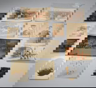 Lot Antique Occupational & Sport Photos