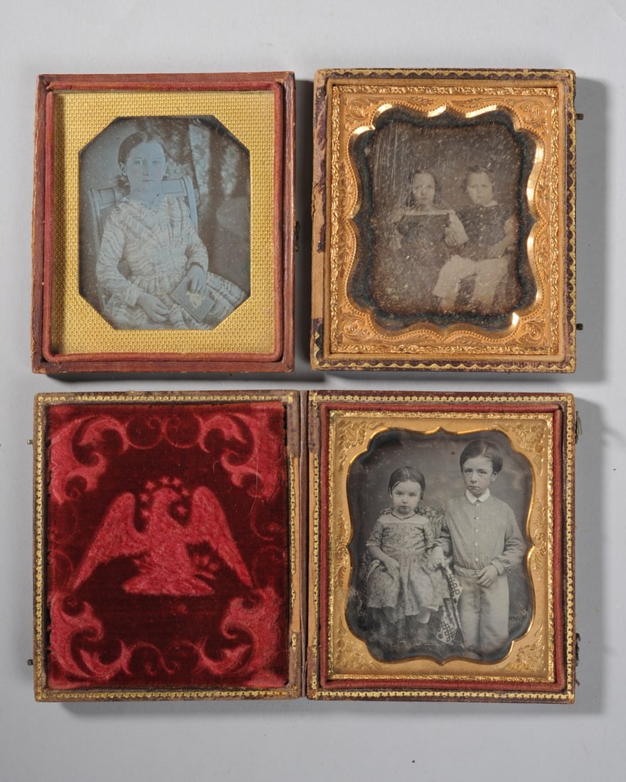 3 Sixth Plate Daguerreotypes of Children (1 of 5)