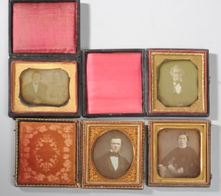 Lot of 4 Daguerreotypes