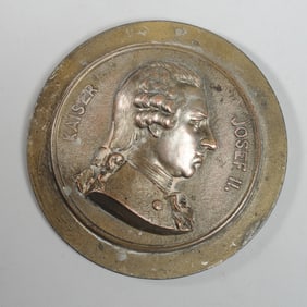 Bronze Plaque / Medal Kaiser Joseph II