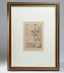 Francisco de Goya Etching "Ya Van Despumados"