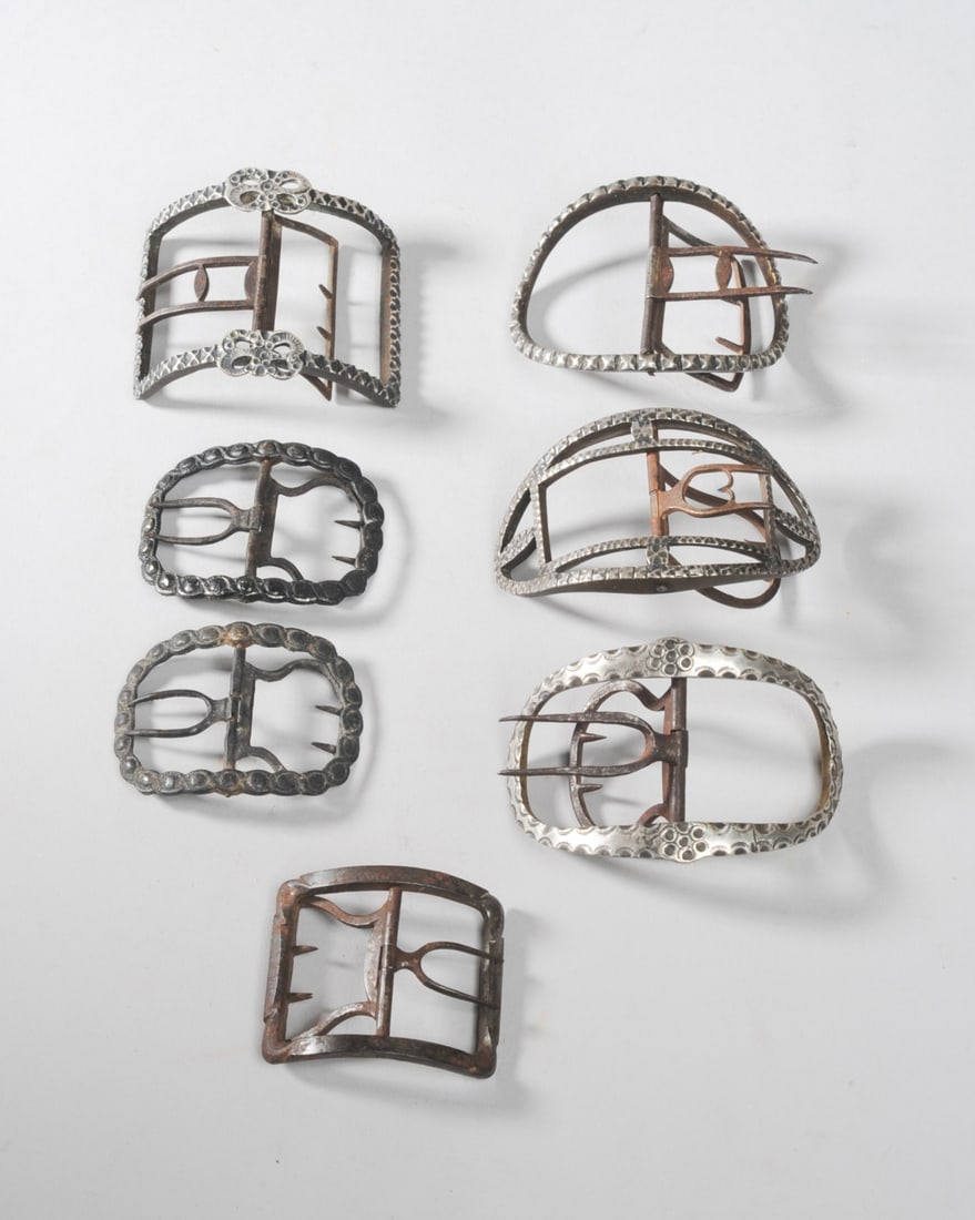 Lot 17th - 18th C. Shoe Buckles (1 of 6)