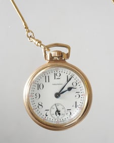 Waltham 10K Gold-Filled Pocket Watch