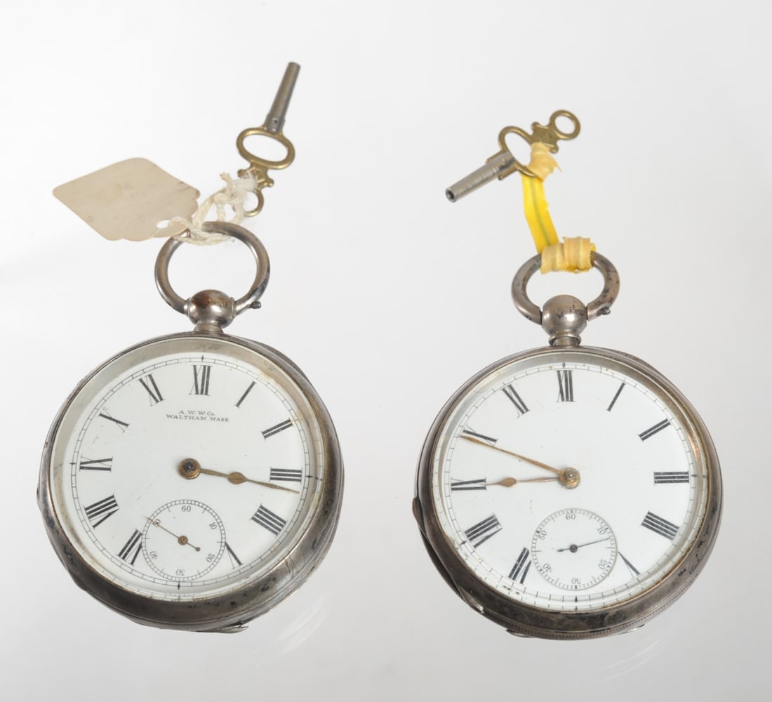 Two Sterling Case Pocket Watches (1 of 10)