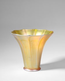 Quezal Gold Aurene Lamp Shade