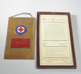 Atlantic City Hotel Ephemera, etc.