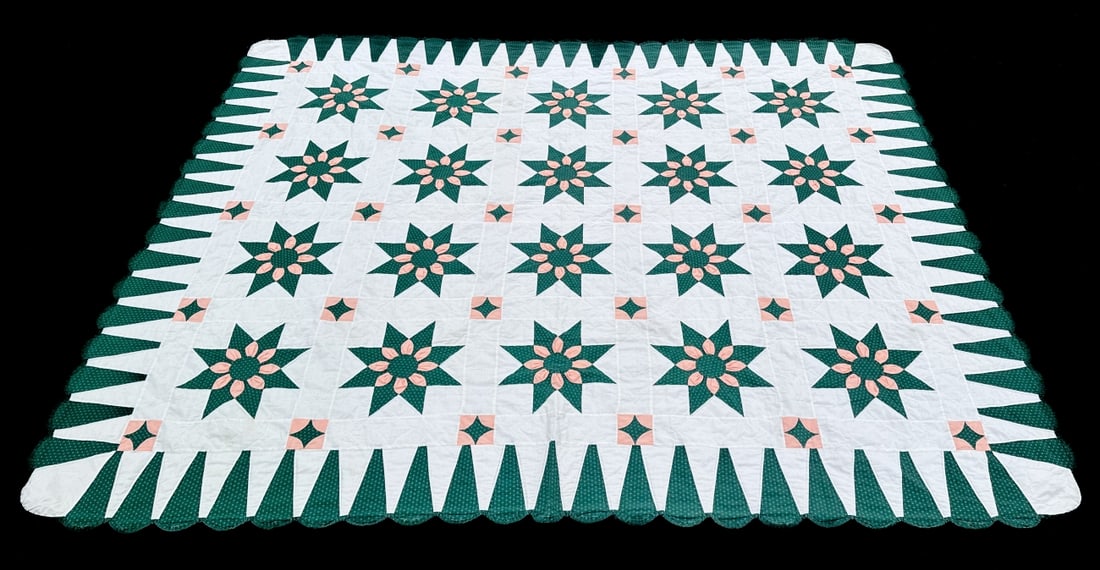 Vintage Quilt "Star Dahlia" Pattern (1 of 11)