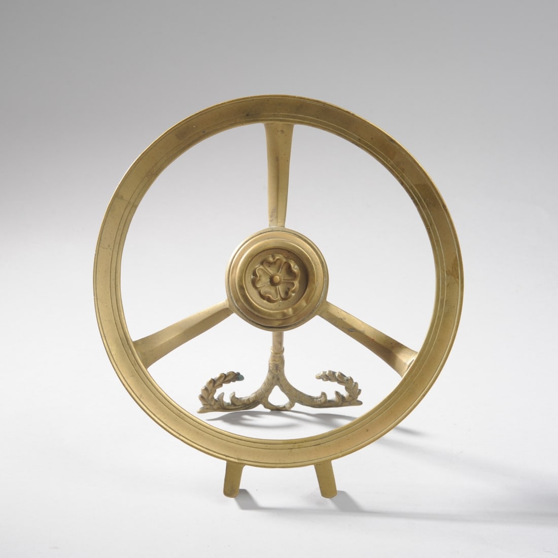 Antique Georgian Brass Kettle Stand (1 of 3)