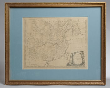 c.1760 Map of the Kingdom of China, George Rollos