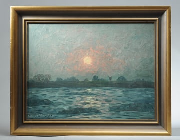 Vintage Seascape Painting